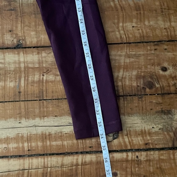 Adidas Deep Purple Climate Cool Leggings Size Small - Picture 4 of 6